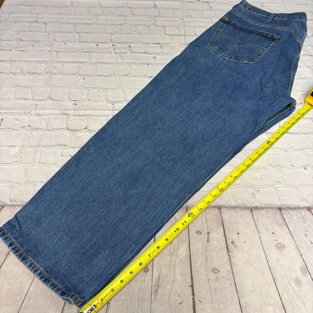 NWT Levi's 550 Relaxed Jeans Men Size 46x32 Blue Denim C106 -6